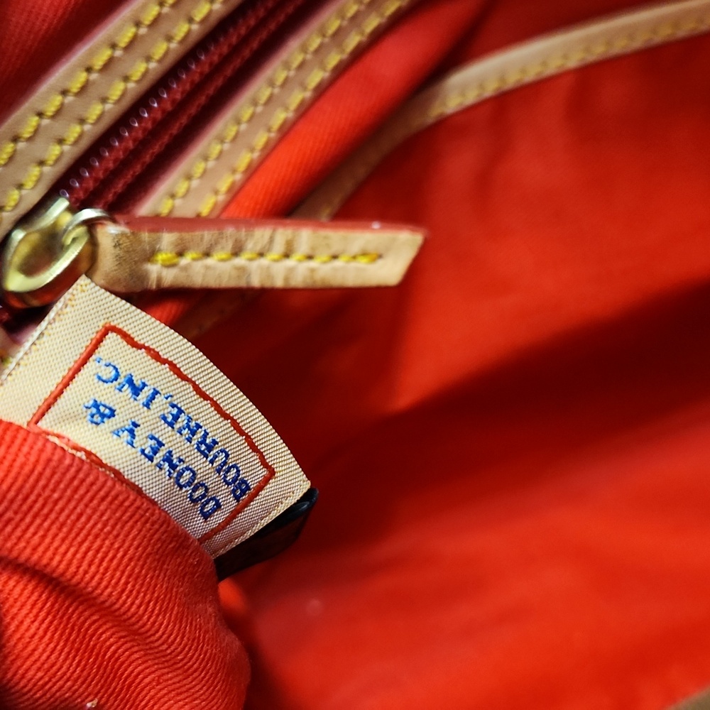 Dooney & Bourke Chevron Geena Satchel - Picture 11 of 16